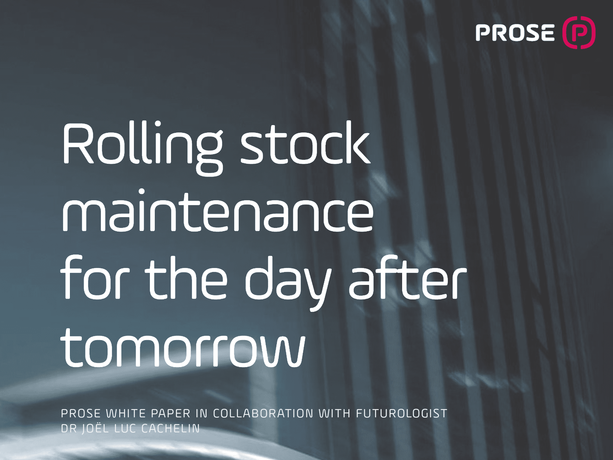 Cover image for whitepaper with title "rolling stock maintenance*